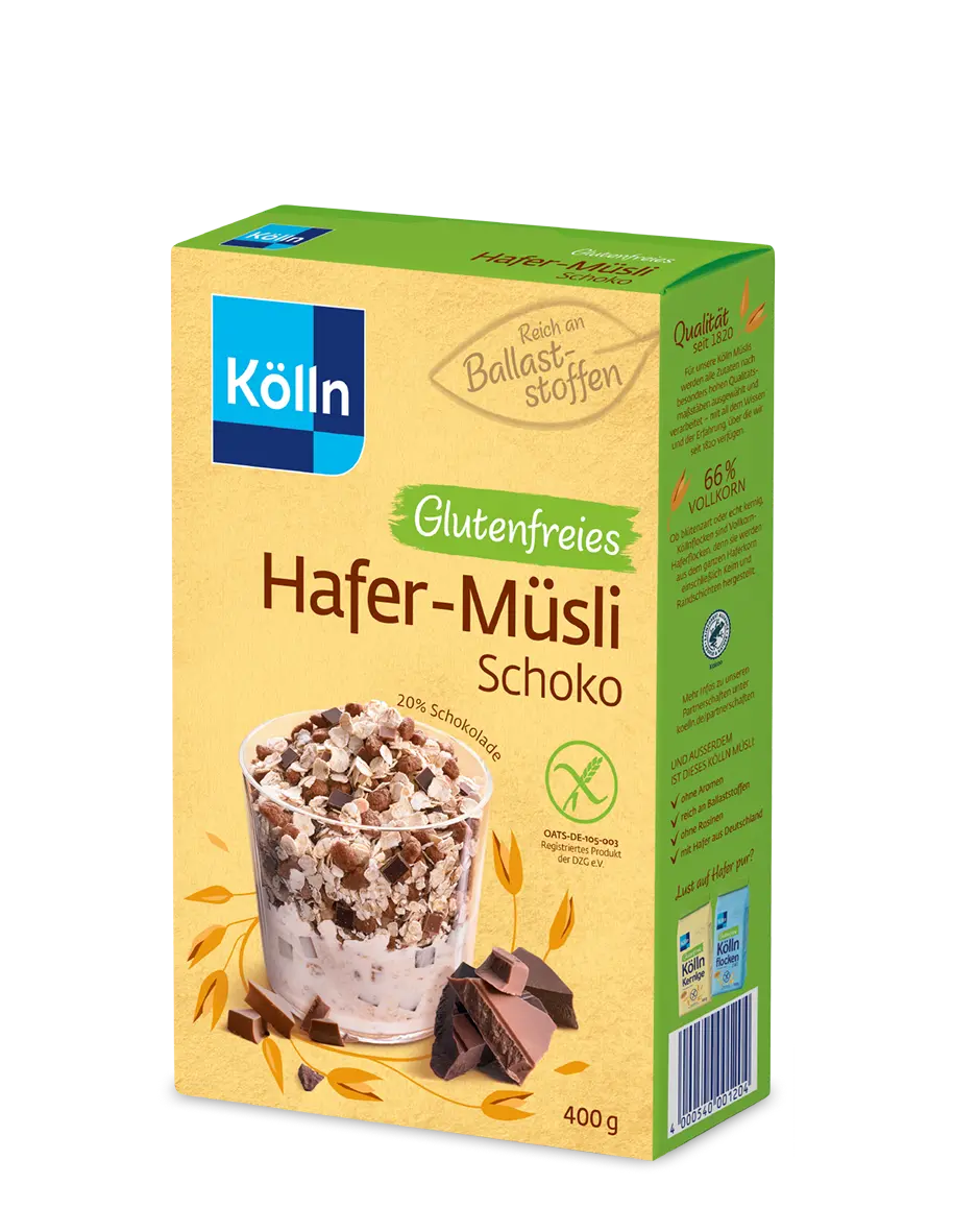 Kölln Gluten-Free Oat Muesli Chocolate