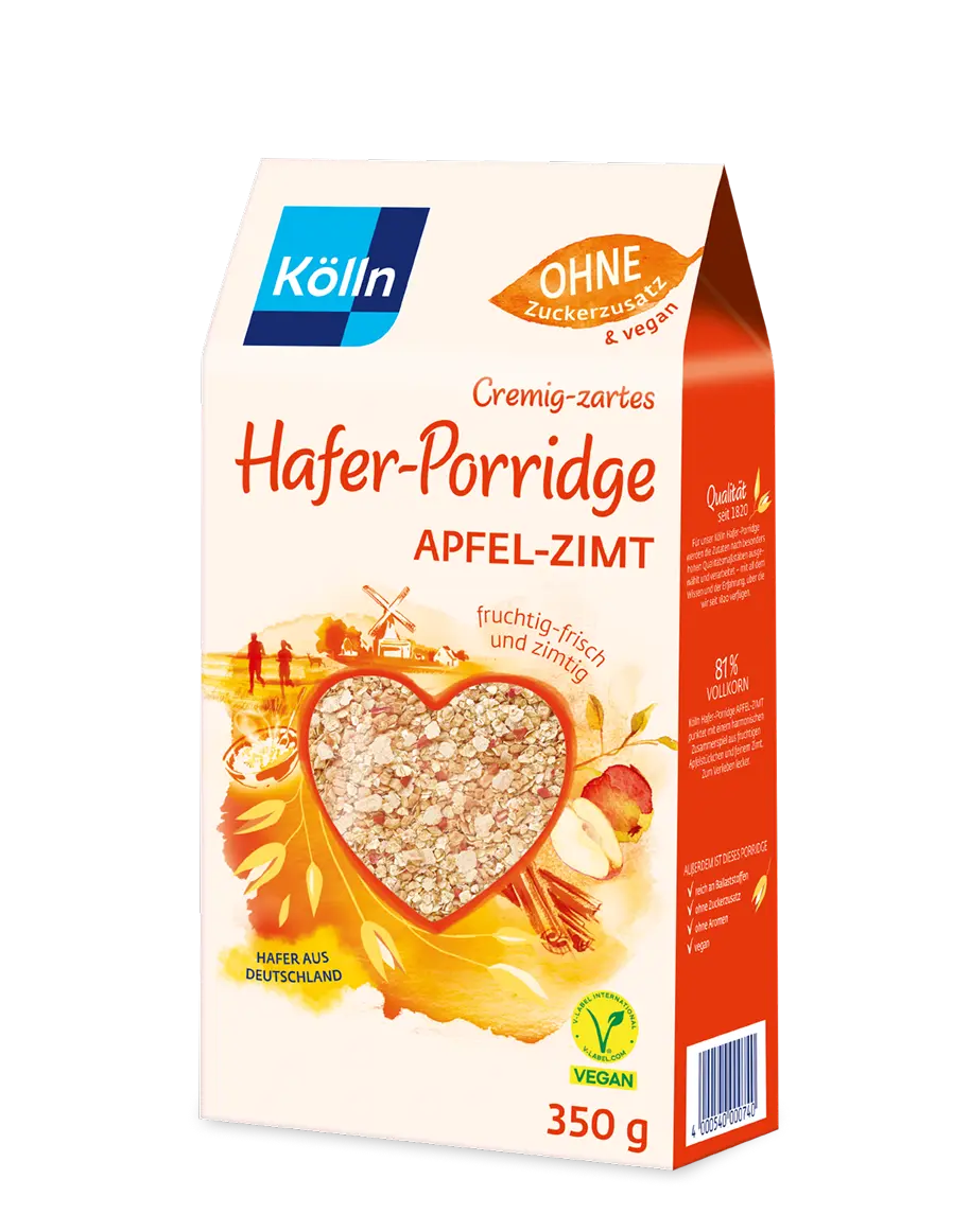 Kölln Oat Porridge Apple-Cinnamon