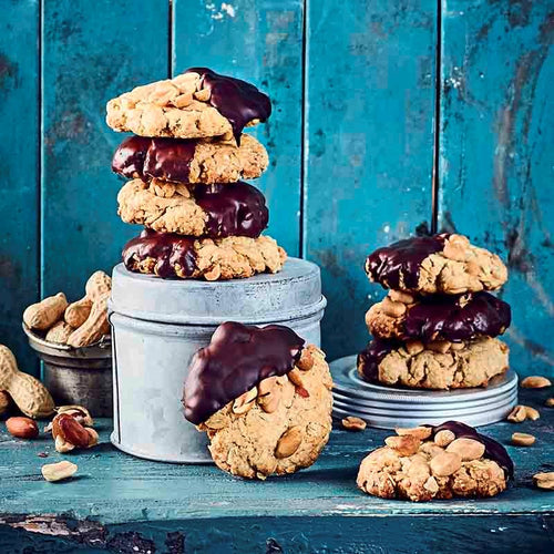 Erdnuss-Hafer-Cookies