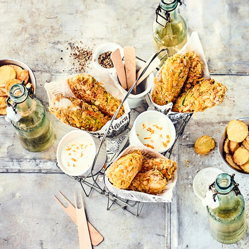 Bunte Fischstäbchen