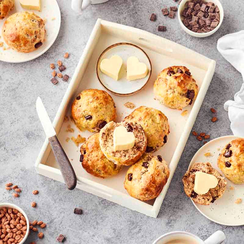 Schokoladige Frühstücks-Brötchen