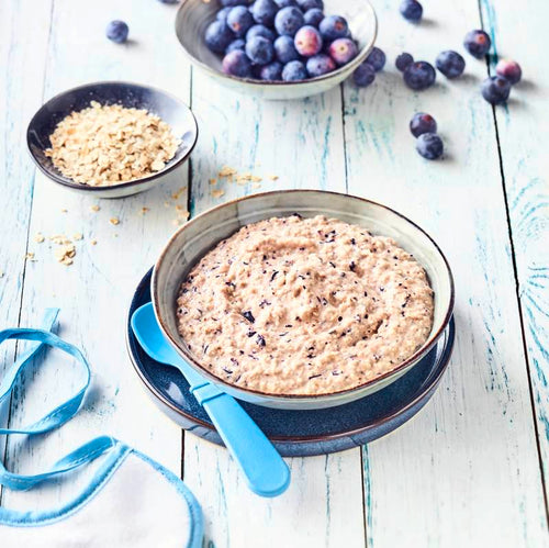 Heidelbeer-Haferbrei, milchfrei