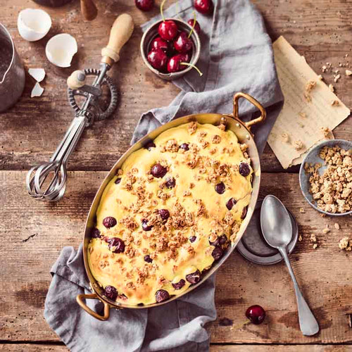 Süßer Kirsch-Auflauf