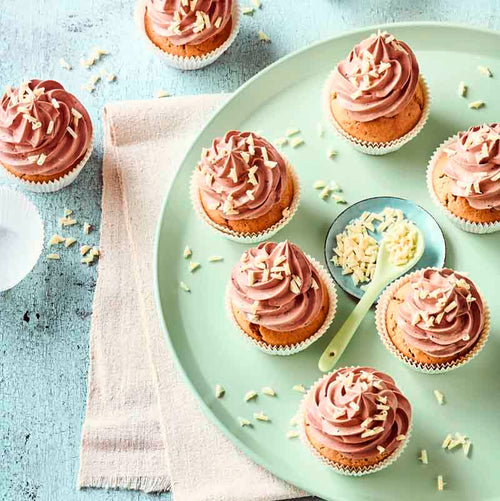 Törtchen mit Schokoladen-Frosting
