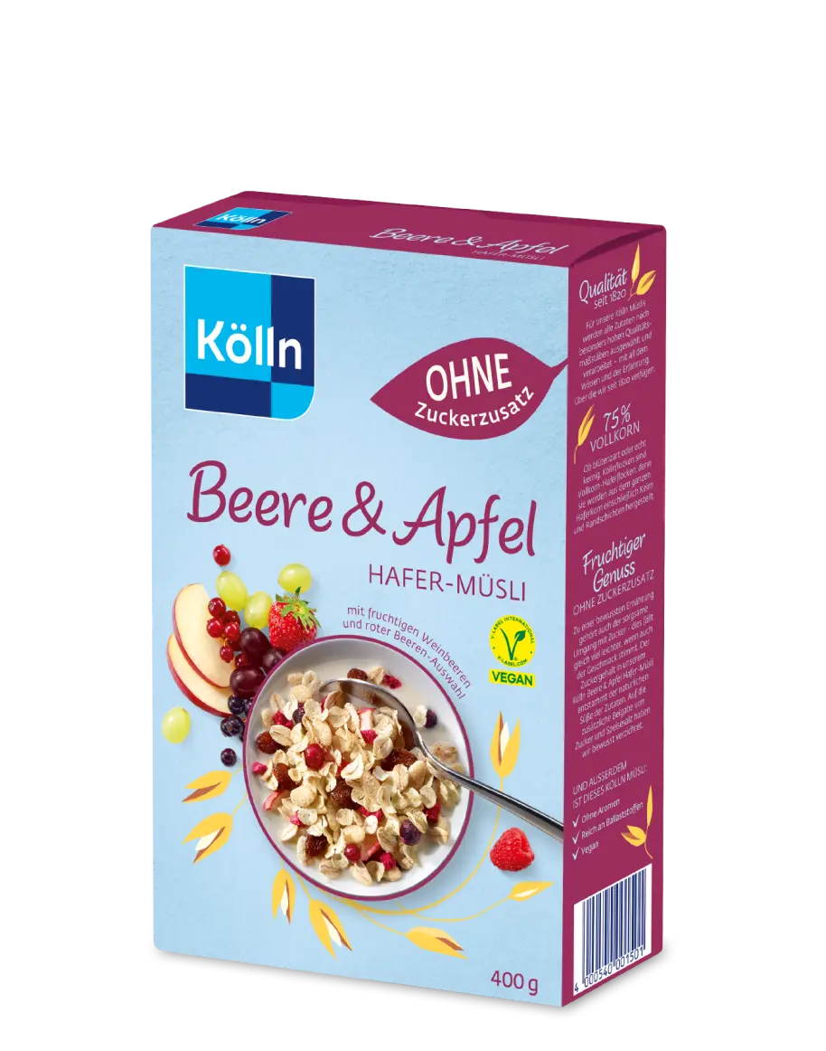 Kölln Oat Muesli Berry & Apple – No Added Sugar