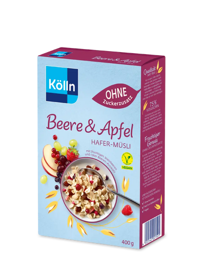 Kölln Oat Muesli Berry & Apple – No Added Sugar