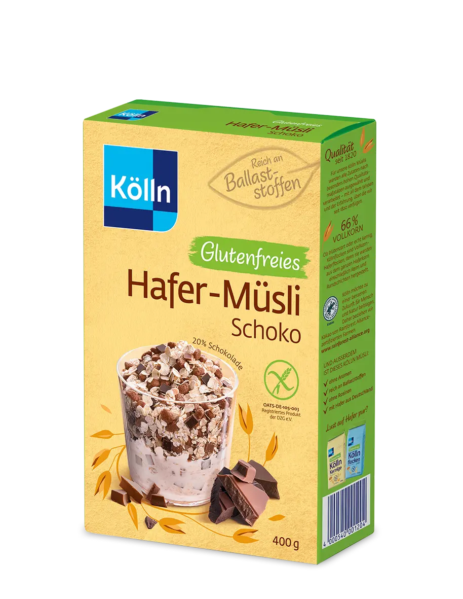 Kölln Gluten-Free Oat Muesli Chocolate