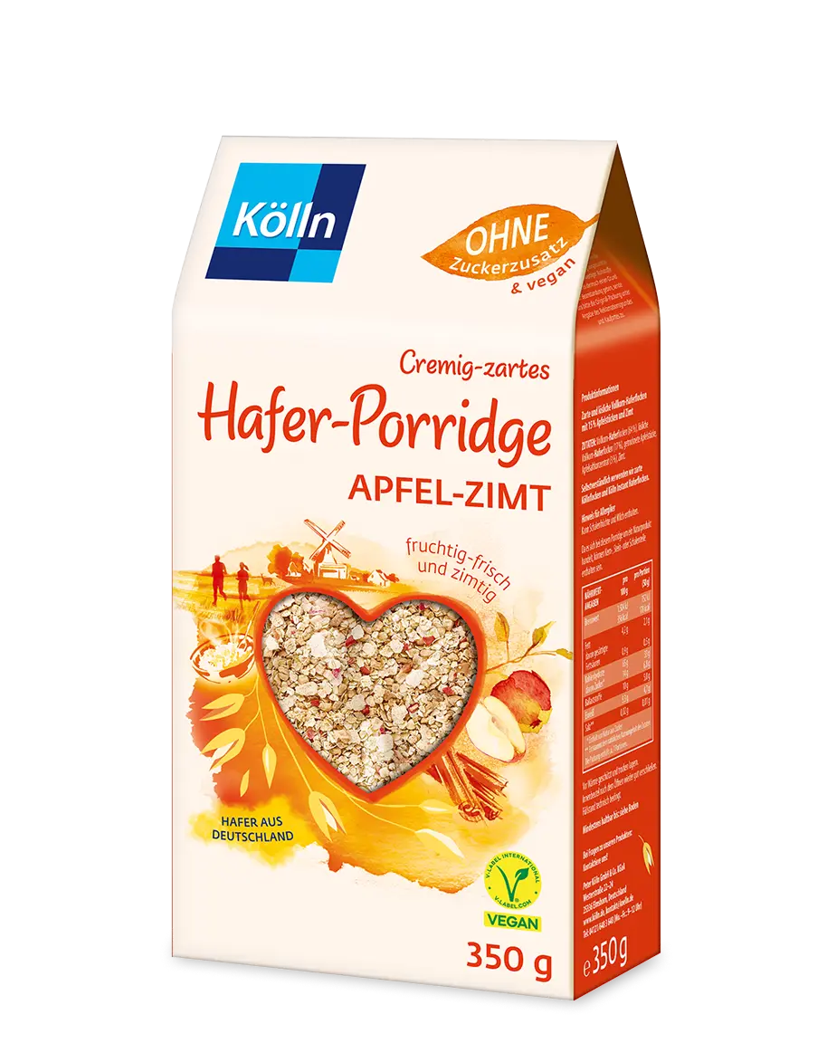 Kölln Oat Porridge Apple-Cinnamon