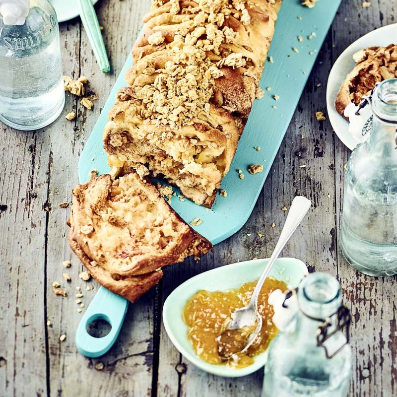 Apfel-Zimt-Zupfbrot