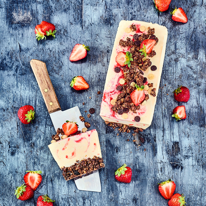 Schoko-Erdbeer-Eistorte