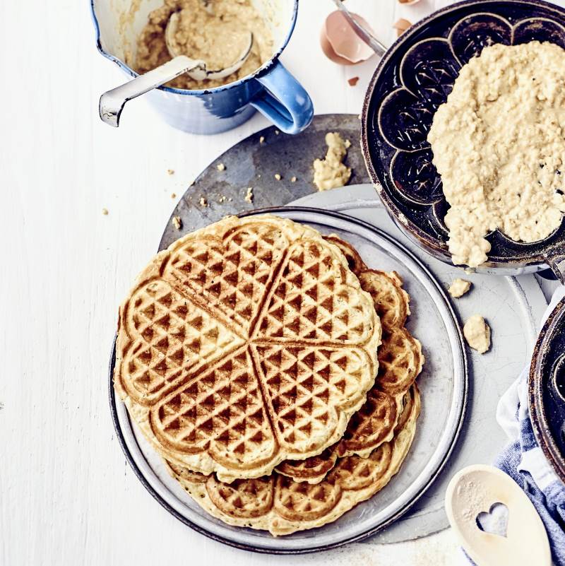 Grundrezept Hafer-Waffeln