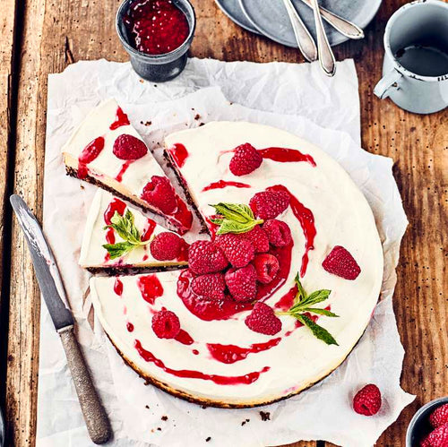 Himbeer-Frischkäse-Kuchen