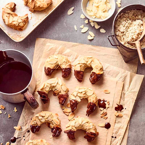 Hafer-Mandel-Hörnchen