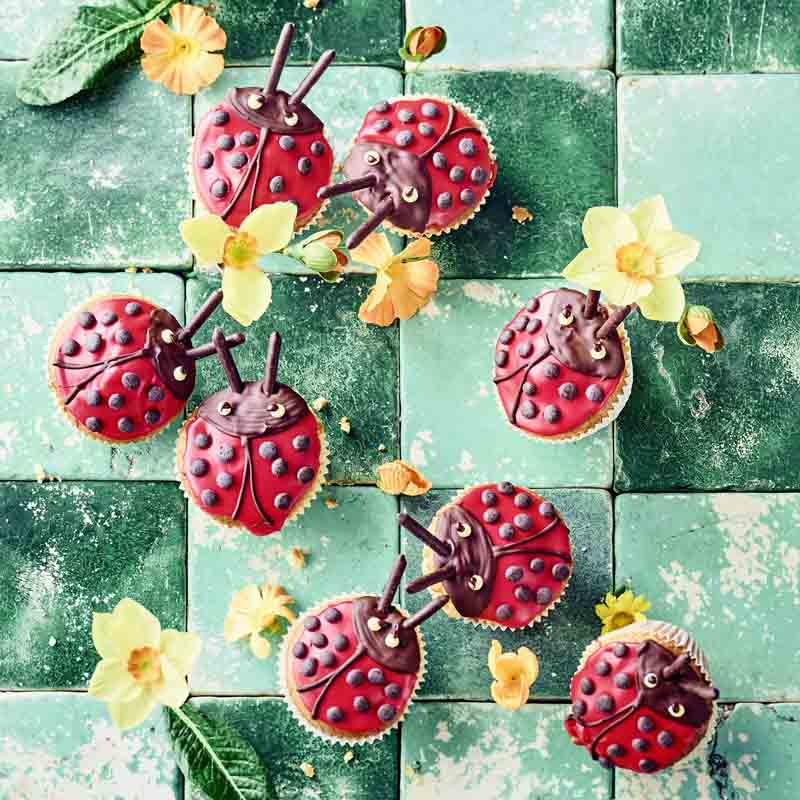 Marienkäfer-Muffins