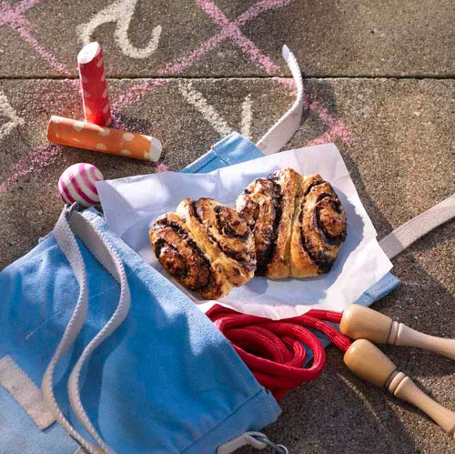Schokoladige Franzbrötchen
