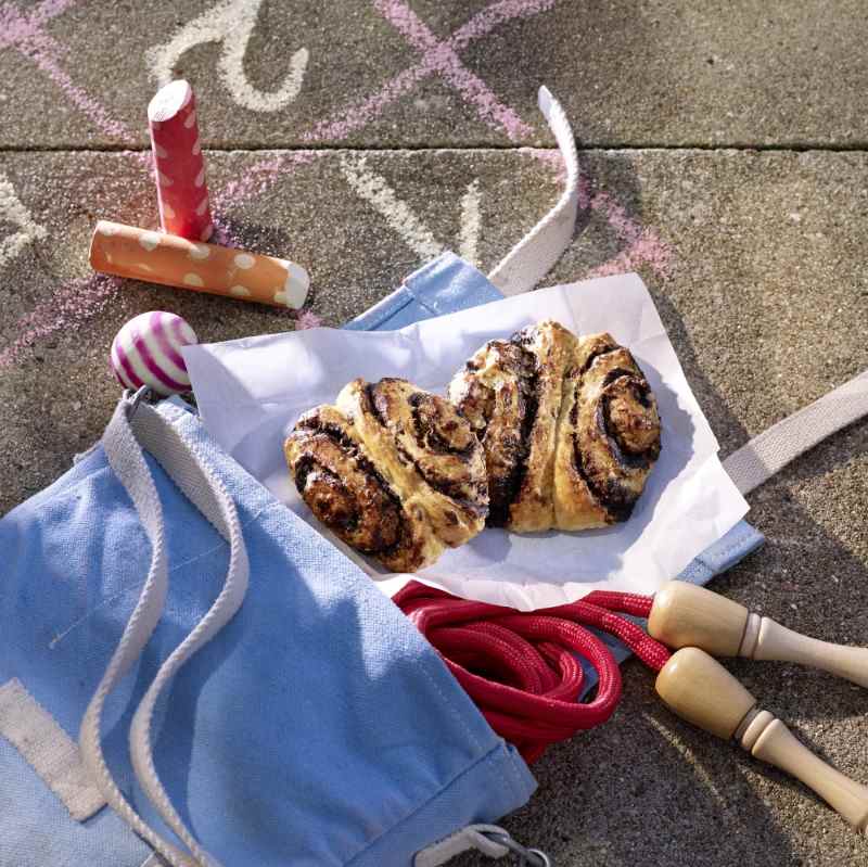 Schokoladige Franzbrötchen