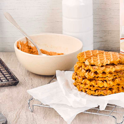 Süßkartoffel-Waffeln