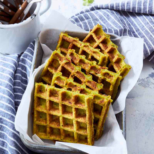 Tomaten-Kräuter-Waffeln