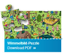 Hidden object picture puzzle (in German)
